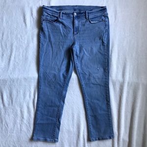 LOFT Modern Cuffed Crop Jeans